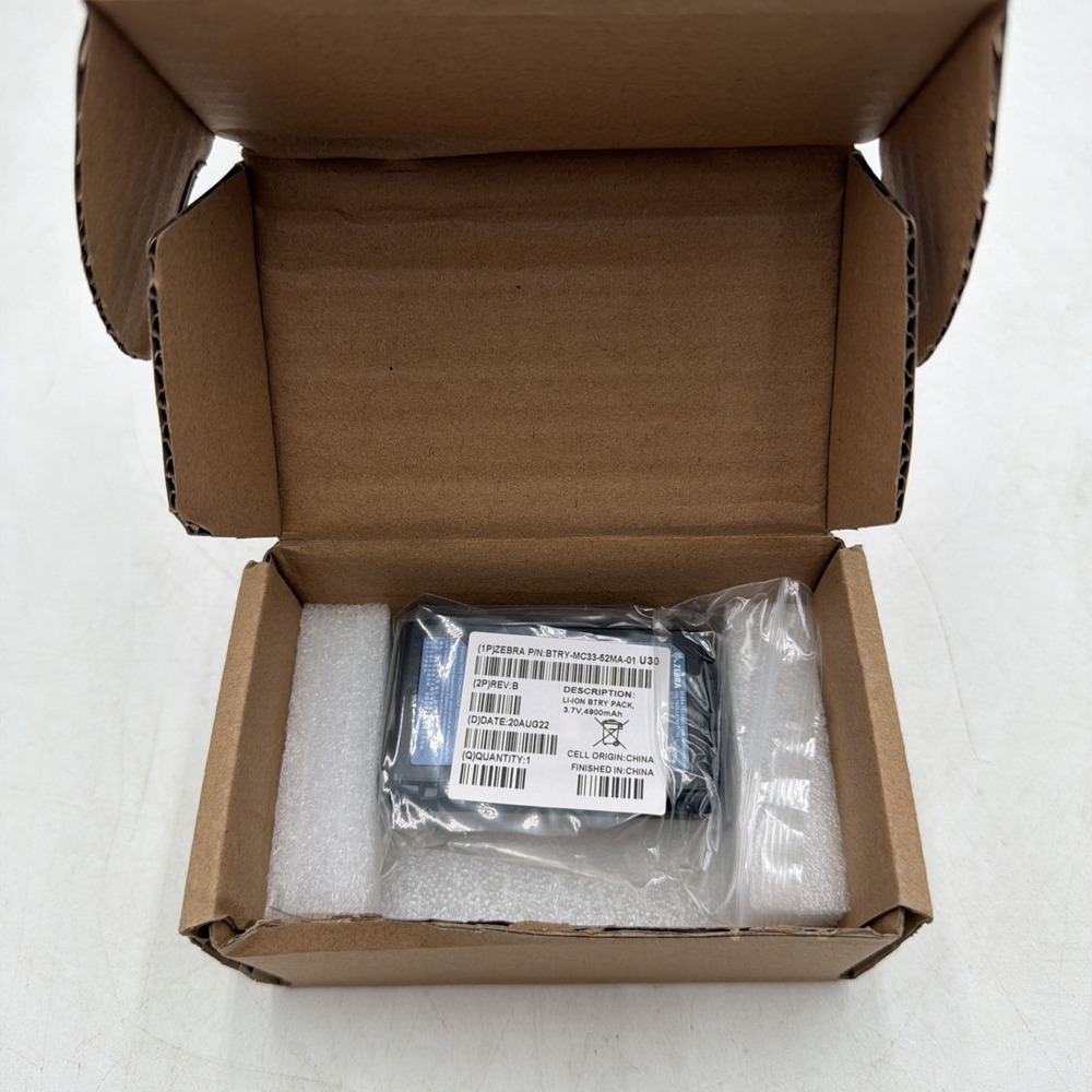 Zebra Symbol MC3300 Battery BTRY-MC33-52MA-01 BT-000337 5200mAh MC33 Battery OEM